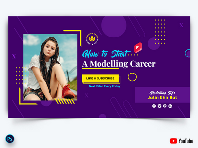 时尚 Youtube 缩略图(Fashion Youtube Thumbnails)