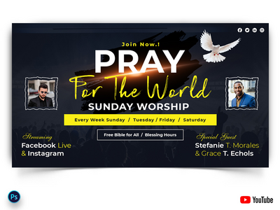 教会演讲 Youtube 缩略图(Church Speech Youtube Thumbnails)