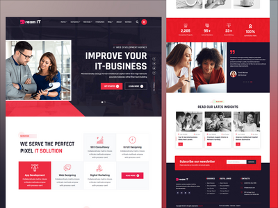 IT 业务 HTML 模板(IT Business HTML Template)