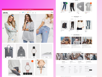 Ariel - 电子商务网页模板(Ariel - Ecommerce Web Template)