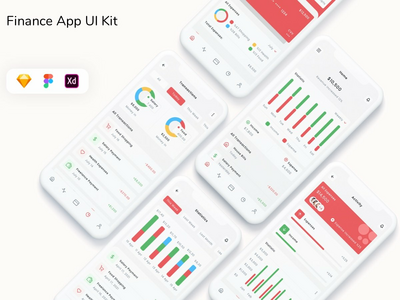 财务应用程序 UI 套件(Finance App UI Kit)