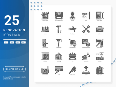 装修图标包(Renovation Icon Pack)