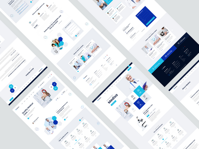 Medixa 医疗 PSD 模板(Medixa Medical PSD Template)