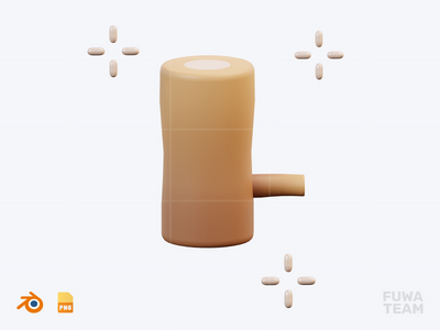 Wood - 3D秋季插画包（正面）(Wood - 3D Autumn Illustration Pack (front))