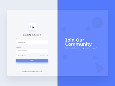 登录仪表板(Login for dashboard)