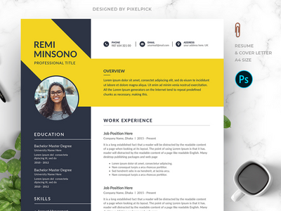 创意简历模板(Creative Resume Template)