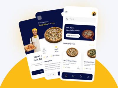 披萨外卖应用(pizza delivery app)
