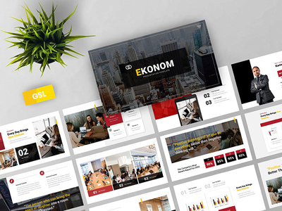 Ekonom - 谷歌幻灯片演示模板(Ekonom - Google Slides  Presentation Template)