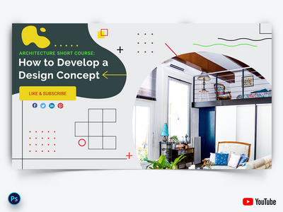 建筑 Youtube 缩略图(Architecture Youtube Thumbnails)