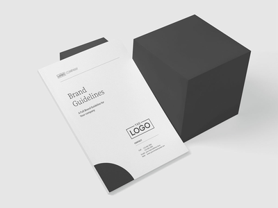 品牌指南模板宣传册(Brand Guideline Template Brochure)