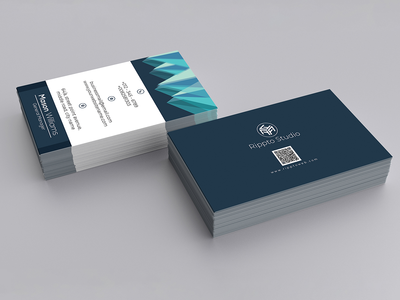 公司名片模板(Corporate Business Card Template)