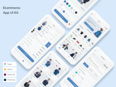 电子商务应用程序 UI 套件(Ecommerce App UI Kit)