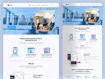 代理网站登陆页面(Agency Web Landing Page)