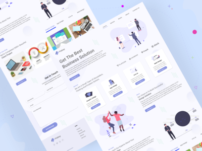 自由职业者登陆页面(Freelance Agency Landing Page)