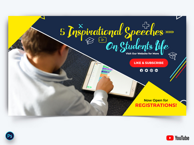 教育 Youtube 缩略图(Education Youtube Thumbnails)