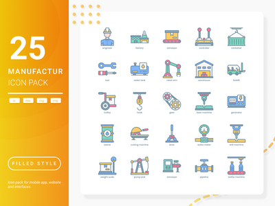 制造图标包(Manufacturing Icon Pack)