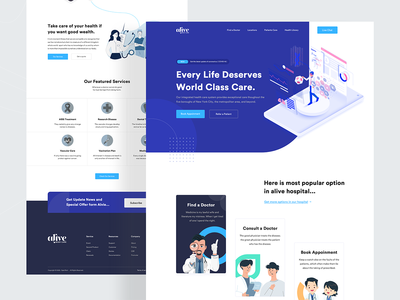 健康登陆页面(Health landing page)