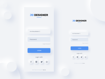 新趋势登录界面(New Trend Login UI)