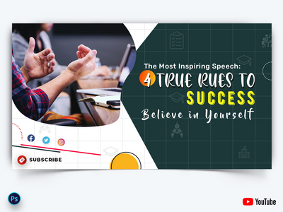 教育 Youtube 缩略图(Education Youtube Thumbnails)