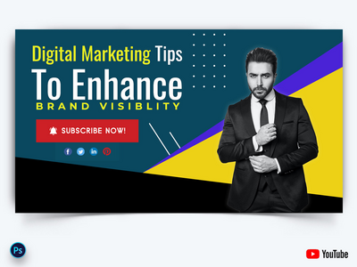 数字营销 Youtube 缩略图(Digital Marketing Youtube Thumbnails)