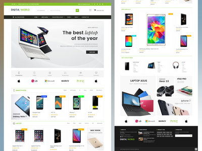 电子商店 HTML 模板(Electronics Store HTML Template)