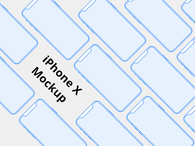 iPhone X 设备样机(iPhone X Device Mockup)