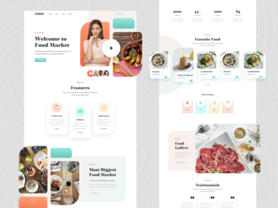 食物响应登陆页面(Food Responsive Landing Page)
