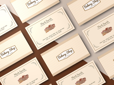 面包店名片(Bakery shop business card)