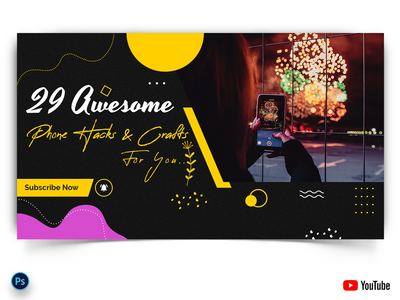 移动提示技巧 YouTube 缩略图(Mobile Tips Tricks YouTube Thumbnails)