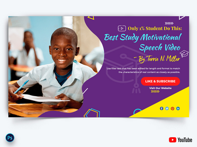 教育 Youtube 缩略图(Education Youtube Thumbnails)