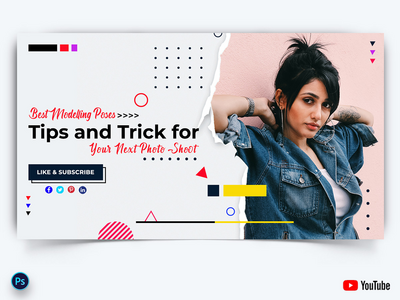 时尚 Youtube 缩略图(Fashion Youtube Thumbnails)