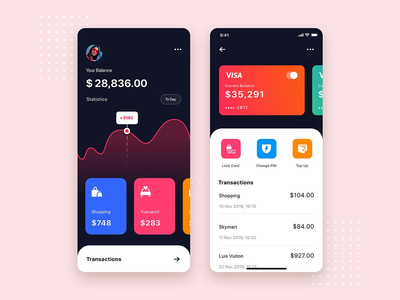银行应用程序 UI 工具包模板(Bank App UI Kit Template)