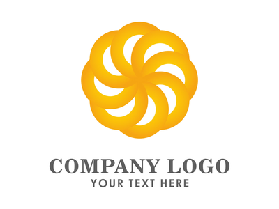 公司标志全彩模板(Company logo full color template)