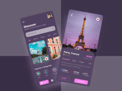 旅行社 - App ui(Travel agency - App ui)