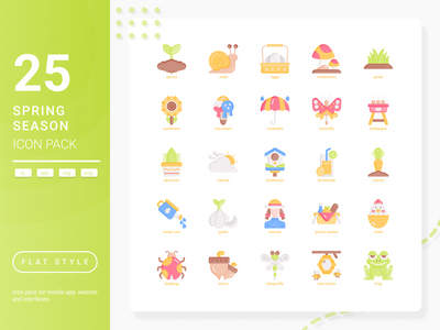 春季图标包(Spring Season Icon Pack)