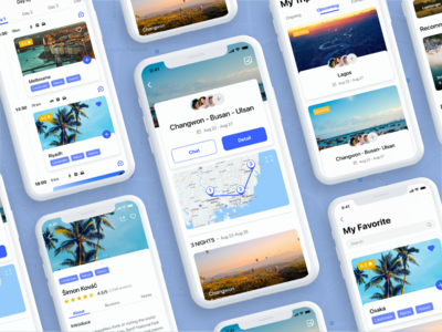 Le Trip - 旅行计划器 UI KIT(Le Trip - Travel planner UI KIT)