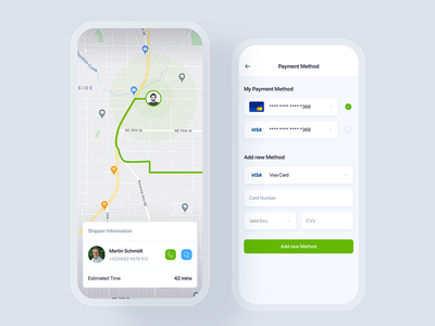 在线杂货和食谱移动 UI 概念(Online Grocery & Recipes mobile UI concept)