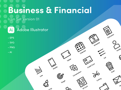 商业和金融图标(Business & Financial Icon)