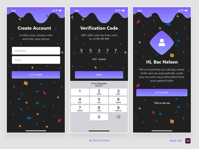 注册过程 iOS 主题 4 带有适用于任何应用程序设计的 ui 入门工具包(Signup process iOS theme 4 with ui starter kit for any app design)