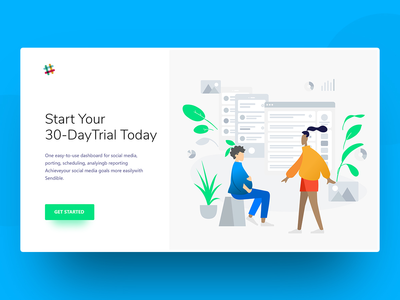 登陆页面概念 1(landing page concept 1)