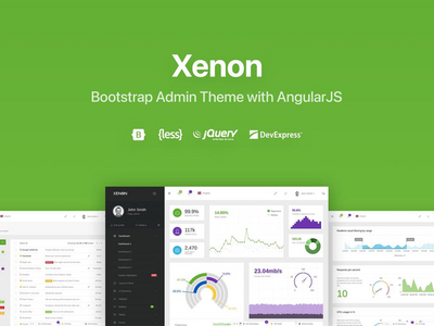 Xenon Bootstrap 管理主题(Xenon Bootstrap Admin Theme)