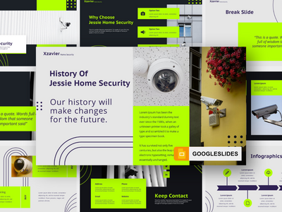Xzavier - 家庭安全 Google 幻灯片(Xzavier - Home Security Google Slide)