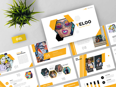 Yeloo - Google 幻灯片演示模板(Yeloo - Google Slides Presentation Template)