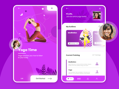 瑜伽IOS应用程序UI套件(Yoga IOS Application Ui Kit)