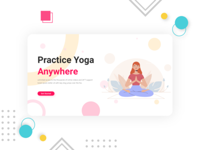 瑜伽登陆页面(Yoga Landing Page)