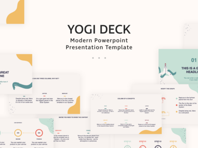 瑜伽士的PowerPoint演示模板(Yogi PowerPoint Presentation Template)