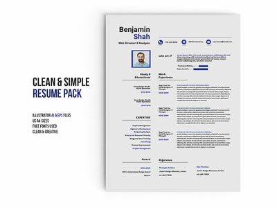 简历模板(CV Resume Template)