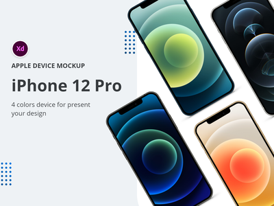 iPhone 12 Pro 设备样机(iPhone 12 Pro Device Mockup)