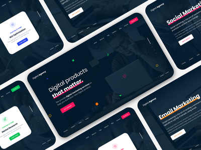 创意着陆页英雄版块(Creative Landing Page Hero Sections)