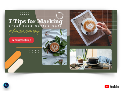 咖啡制作 YouTube 缩略图(Coffee Making YouTube Thumbnails)